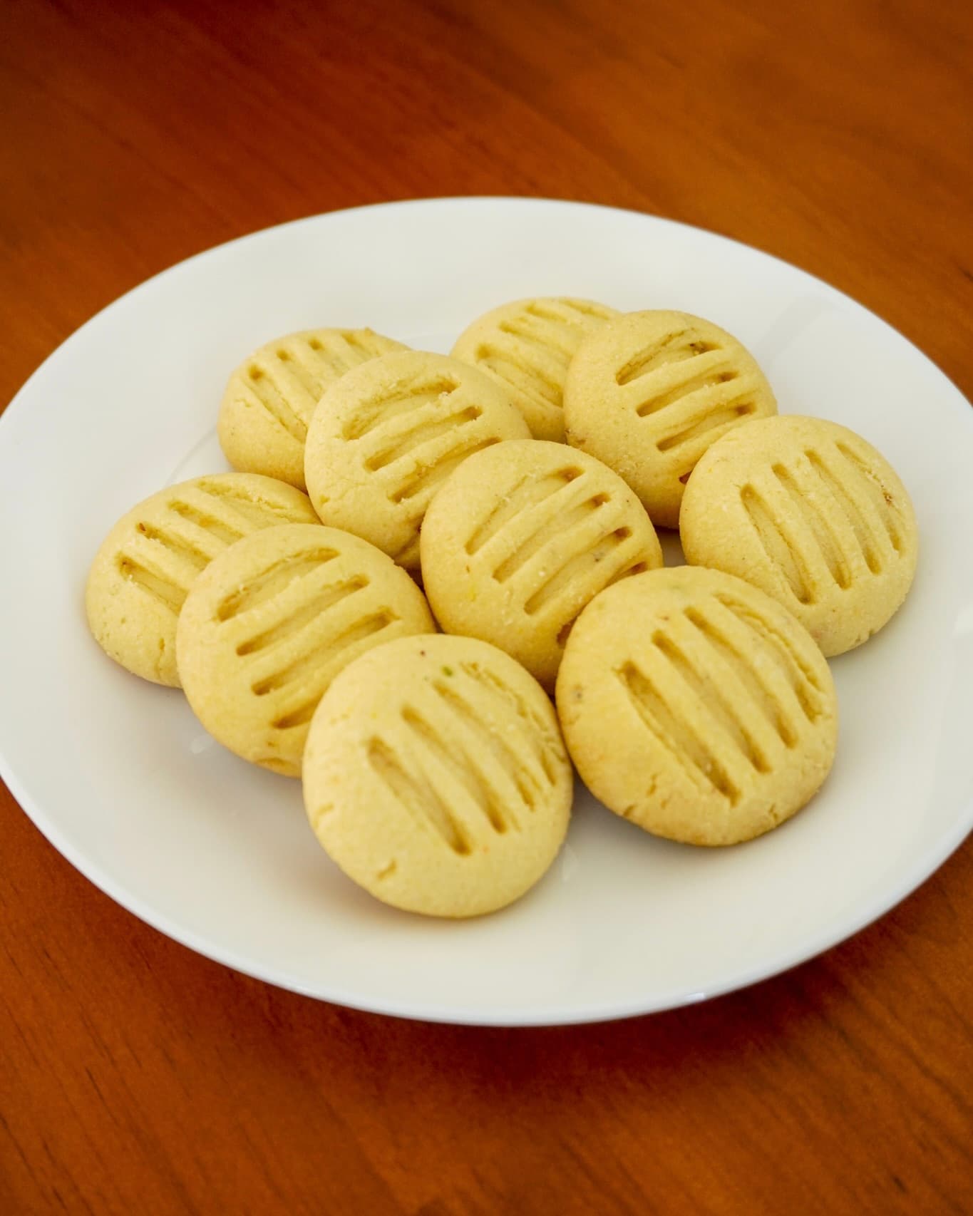 Dry Fruit Custard Cookies