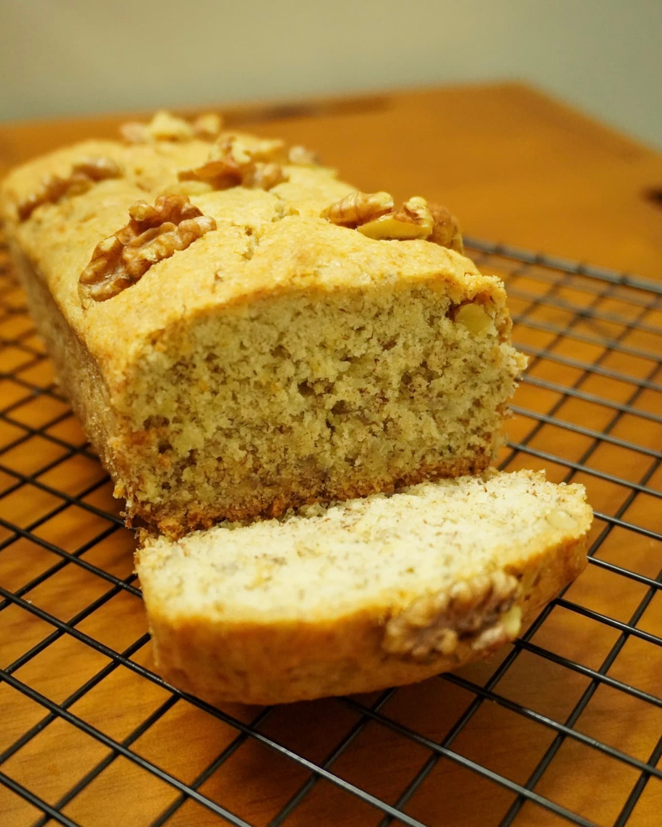 Banana Walnut Bread Loaf